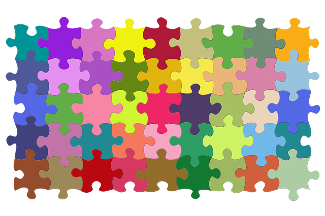 barevné puzzle