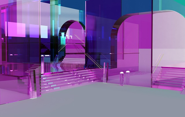 skleněné zábradlí